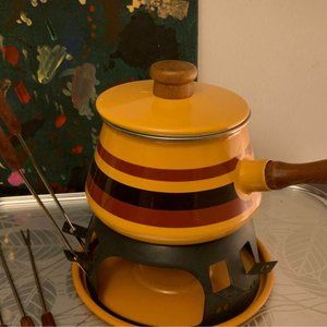 Vintage Fondue Set